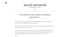 Desktop Screenshot of davidzemanek.com